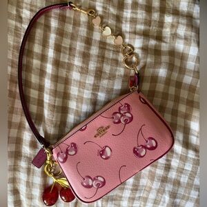 Coach Pink Cherry Print Women's Bag Nolita